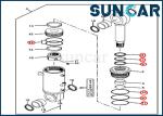 4465736 Blade Cylinder Seal Kit Fits 80C John Deere Hydraulic Repair Kits
