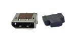 100V SMT USB DP Socket Connector Receptacle 4 Legs Female 5 Pin