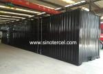 Capacity 50T Box Semi Trailer Storage Containers Air Brake
