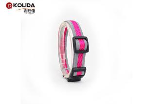 Wholesale 3M Stripe Reflective Dog Collars Duraflex Buckle For Doggie Walking from china suppliers