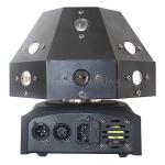 16pcs 3w RGBW Strobe Beam Laser 3in1 Mini LED Mushroom Rotating Moving Head