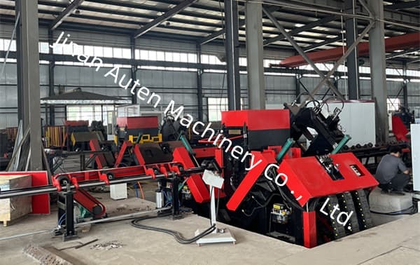 6000r/Min Spindle Rotation Speed CNC Angle Drilling And Marking Line BT40 Drilling Spindle