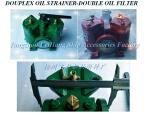 LUBE OIL PUMP SUCTION FILTER DUPLEX STRAINER A40-0.4/0.22 CB/T425-94