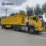 1/6 3 Axle 4 Axles Tipper Tractor Side Rear Dump Trailers With Hydraulic