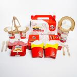 Wholesale customized fried chicken french fries hot dogs chicken wings fast food