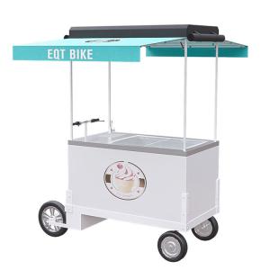 Wholesale All Stainless Steel Ice Cream Bicycle Cart 300KG Load Capacity CE Approval from china suppliers