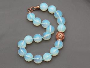 China 2014 Newest natural beaded Protein crystal necklaces women Jewelry wholesale from China on sale