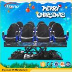 Hydraulic / Electronic System 7d Motion Ride Simulator 7d Cinema With 4d Motion