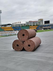 Wholesale Seamless Rubber Sports Flooring Durable , Semi Prefabricated Athletic Running Track from china suppliers