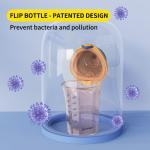 Slow Medium Fast Flow Flip Cap Baby Bottle PPSU PVC Free 180ml Anti Colic