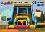 Vertical Rush Inflatables Obstacle Course , 0.55mm PVC Tarpaulin Commercial Blow