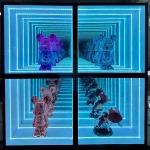 Customized Thickness Indoor Outdoor Light Display Storage Abyss Tunnel Mirror