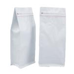 Resealable Recycle Coffee Bean Flat Bottom Gusset Bags