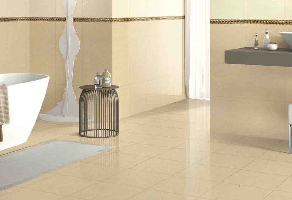 Stone Marble Floor Tiles Brown Color / Ceramic Front House Indoor Wall Tiles