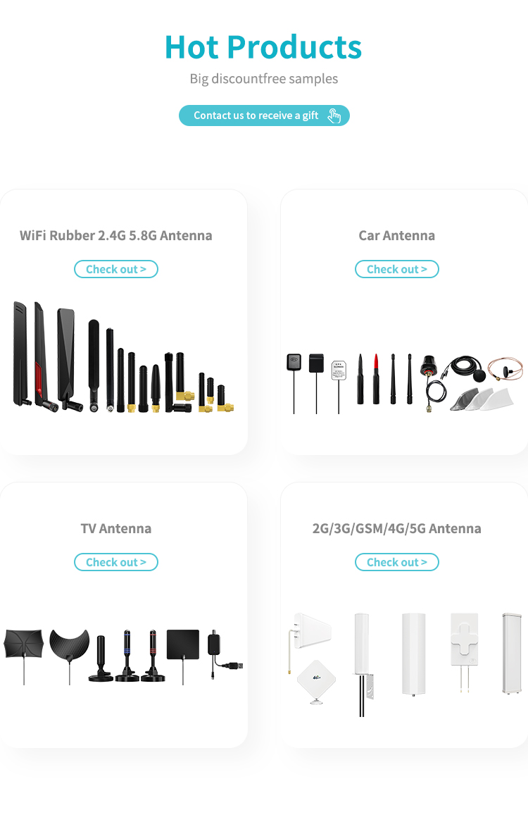 50ohm V.S.W.R 1.5 Rf Cable Helium 433mhz Gsm Directional Lte Omni Antenna with Materials