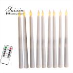 LED Taper Wedding Candles Centerpieces Decoration Remote Control Long