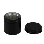 PASSEN Screw Lid 100ml Aluminium Tins Lightweight Black 8oz Candle Tins