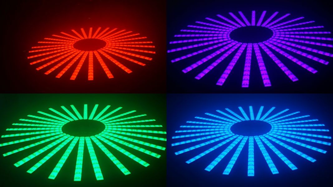 3W / 5W Warm White 12 Pieces Cree LED Disco Lights For Wedding Club