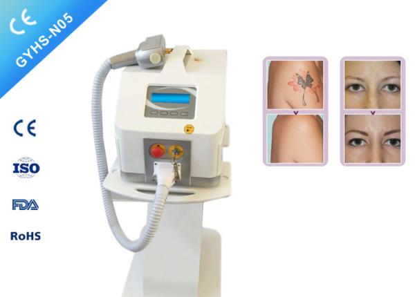Painless ND YAG Laser Tattoo Removal Machine , Carbon Peel Probes Laser YAG