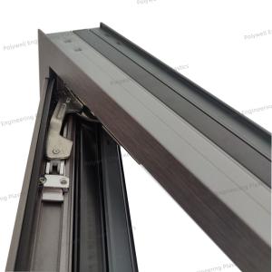 Wholesale Double Glazed Aluminum Folding Window Tempered Impact Resistant Commercial Profile from china suppliers