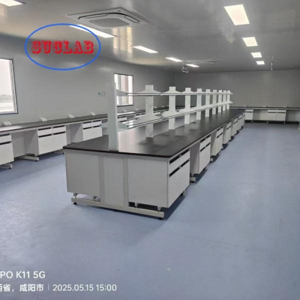 Yellow Chemistry Lab Bench Makers for Customizable Dimensions L*1500/750 W *800
