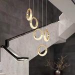 Postmodern Light Luxury Pendant Light For Bedroom Staircase And Dining Table