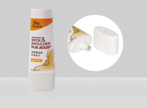 Wholesale Liquid Foundation Custom Cosmetic Tubes Plastic D35mm 35-100ml With Bright White Surface Super Flat Cover Oval Tube from china suppliers