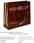 custom printed luxury retail paper shopping bag, Durable Custom Printed Recycle