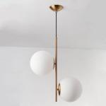 SGROW Decorative Glass Luster Hanging Lamp Lighting Fixture Nordic Modern Glass