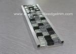 Bathroom Mosaic Tile Trim , Mosaic Tile Corner Pieces Wall Liner Different Size