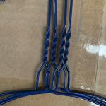 Precise Diameter Steel Wire Hangers Powder Coating For Laundry Factory