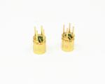 Surface Mount SMP Male Coaxial Straight Connector Hermetically Sealed
