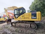 Japan Used Komatsu PC200-7 Excavator with Original Hydraulic Cylinder in Good
