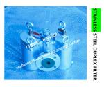 STAINLESS STEEL DUPLEX SEA WATER FILTER, STAINLESS STEEL DUPLEX OIL FILTER,