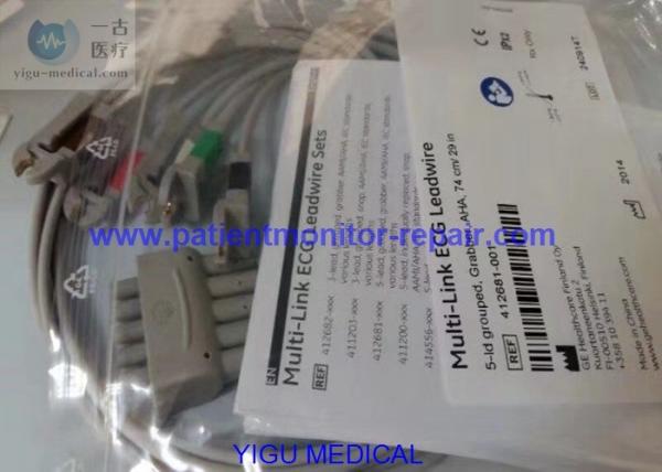 Original ECG Replacement Parts GE Multi - Link Leadwire REF 412681-001 For Ge