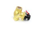 Brass Fluid Flow Water Solenoid Valve Closed High Temperat
