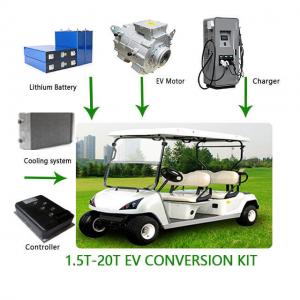 Wholesale DC AC Golf Cart EV Car Electric Motor Conversion Kit Waterproof IE 4 Efficiency from china suppliers