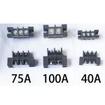 600V 40A 100A 75A 150A Feed Through Wall Mounted Barrier Terminal Blocks 13.0mm