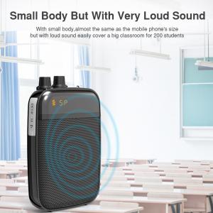 Wholesale Ultralight Light Mini Portable Voice Amplifier LED Display Rechargeable Loudspeaker with FM for School, Super Market from china suppliers