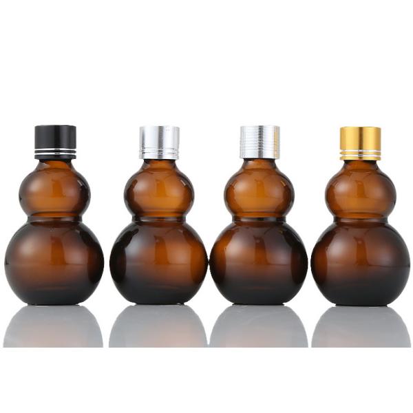 Uniform Spray Volume Essential Oil Dropper Bottles , 30ml / 50ml Amber Glass Bottles