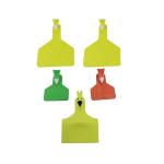 One - Piece RFID Animal Ear Tags Custom Passive Writable 62*85*20 Mm