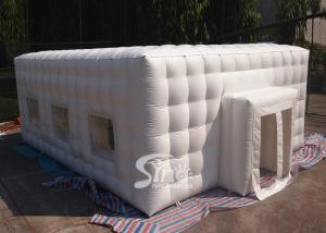 Wholesale 10x8 mts multifunctional outdoor white inflatable cubic tent for warehouse or party events from china suppliers