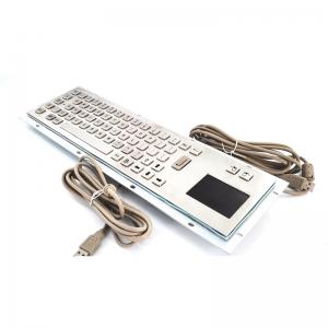 China 304 Stainless Steel Keyboard Waterproof Robust For Industrial Environments on sale