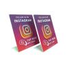 Buy cheap Custom QR Code Chip Google Review Stands NFC Social Media Business Cards Google from wholesalers