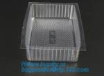 Disposable custom blister PET food packaging plastic container cookie biscuit