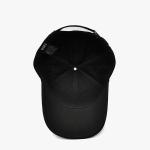 Cotton Sweatband 6 Panel Baseball Cap With Curved Visor 6 Eyelets Embroidery
