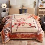 Woven Polyester Sublimation Blanket for Luxury Bed Printed Home Blanket in