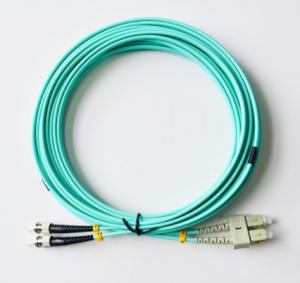 Wholesale ST To SC Duplex MM OM3 Fiber Optic Connector 5M 2.0mm from china suppliers