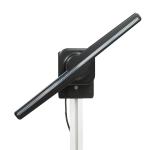 42cm X 42cm Black 3D Hologram Players 1.5kg Shopping Mall 3d Holo Display