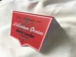 Single Side Printed Recycled Paper Hang Tags , Middle Folded Hang Tags For